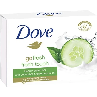 Immagine di Dove Lavaggio Pezzi Crema Bar sapone Go Fresh Touch, confezione da (8 X 100 grams)