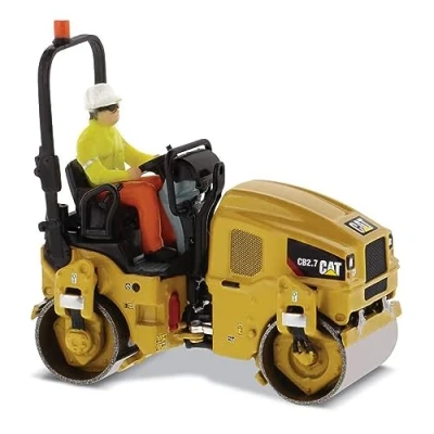 Immagine di Diecast Masters 85593 Caterpillar Roller CB2.7, Scala 1:50, a Partire da 14 Anni, Colore Yellow,