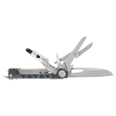 Immagine di Gerber Attrezzo multi uso con 8 funzioni, Coltello a lama liscia, ArmBar Drive, Blu metallizzato, Acciaio inox/Alluminio, 30 001590