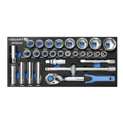 Immagine di Hogert Technik HT7G149 Kit attrezzi 27 8 / 9 10 11 12, 13 14 15 16 , 17 18 19 21, 22 24 30, 32 36