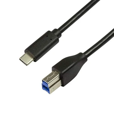 Immagine di Logilink Cavo di collegamento USB. USB3.0 B/USB C 2 m grigio