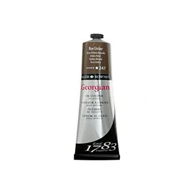 Immagine di Daler Rowney Colore ad olio Georgian 225 ml, colore: terra d&#039;ombra naturale