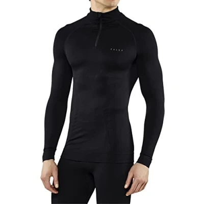 Immagine di Falke Maximum WARM Functional Underwear FOR COLD TO VERY Conditions Maglietta intima, Uomo, Taglia: Large, Black
