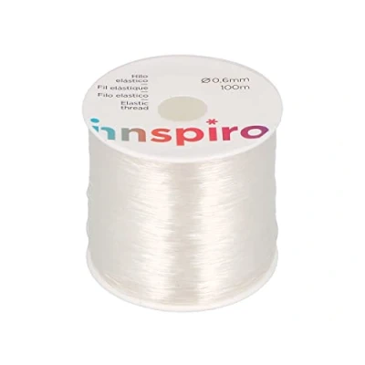 Immagine di Filo silicone elastico trasparente 0,8 mm. 100 m