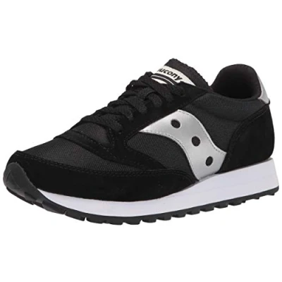 Immagine di Saucony Jazz 81, Scarpe da Ginnastica Unisex Adulto, Nero Argento, 44 EU