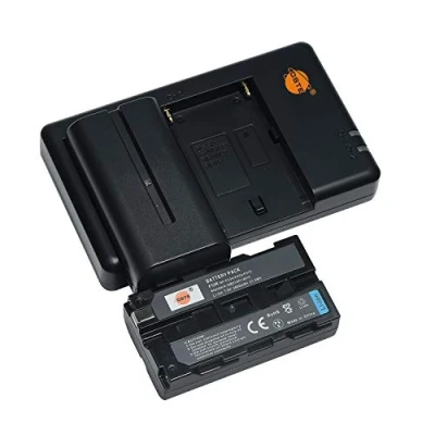 Immagine di NP F550 F570 (2 pezzi) Batteria di ricambio ricaricabile e doppio caricatore compatibile con F750, F970, Neewer Nanguang CN 160, 126 Series Fotocamera, videocamere, npf caricabatterie