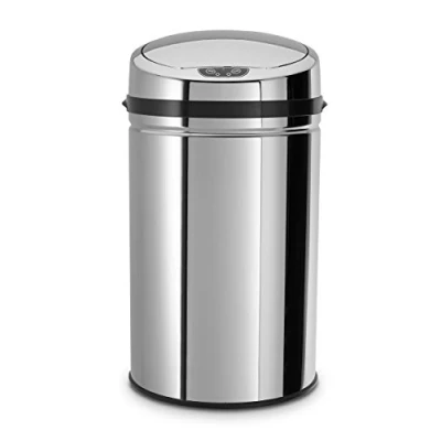 Immagine di ECHTWERK EW ae 0210 Pattumiera Inox, 30 l, con sensore IR, Acciaio Inossidabile, Weiß (Ew 0210), Liter