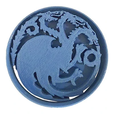 Immagine di Cuticuter Set di Game of Thrones Targaryen Biscotti, Blu, 8 x 7 1.5 cm