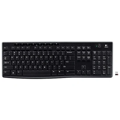 Immagine di Logitech K270 Tastiera Wireless per Windows, Layout Internazionale QWERTY Nero