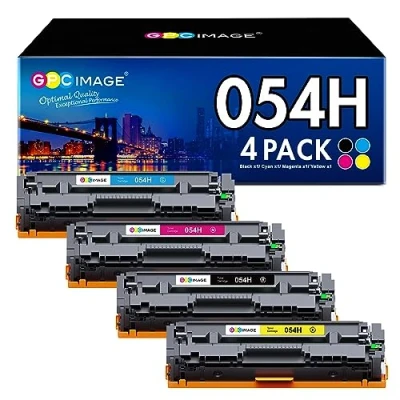 Immagine di GPC Image Compatibili Cartucce di Toner Sostituzione per Canon 054H CRG 054 MF645cx MF643cdw LBP623cdw LBP621cw LBP622Cdw MF644Cdw MF642Cdw MF640C LBP620 (Nero Ciano Magenta Giallo, 4 Pack)