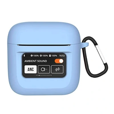 Immagine di GIOPUEY Cover Compatibile con JBL Tour PRO 2, Cilicone Custodia, Ultrasottile Case Cover, Antiurto, Resistente ai Graffi Blue