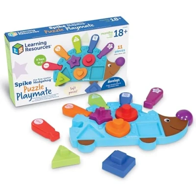 Immagine di Learning Resources Compagno di Rompicapi Spike il Riccio della motricità Fine, Giocattolo per la fine i primi anni e l’età prescolare, Rompicapo, Dai 18 mesi in avanti