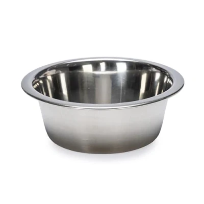 Immagine di Karlie inox, ciotole per cani, in acciaio argento, 370 ml, diametro 9 13 cm