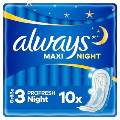 Immagine di Always, Assorbenti, Maxi ProFresh Notte (10 x, Assorbenti igienici)