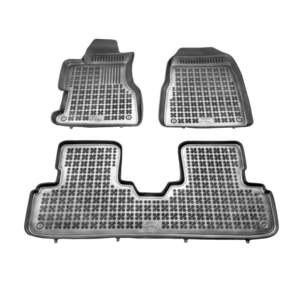 Immagine di REZAW PLAST 200905 Set tappetino Gomma anteriore e posteriore nero HONDA: CIVIC 7 Hatchback
