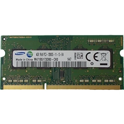 Immagine di Samsung ram memory 4GB (1 x 4GB) DDR3 PC3 12800,1600MHz, 204 PIN SODIMM for laptops