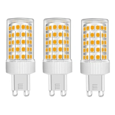Immagine di Jiotouhu lampadina G9 LED, 10W equivalente a 100W alogena, Bianco caldo 3000K, Contiene 93 perle, Angolo luminoso super di 360 , 220V, Non dimmerabile, Confezione da 3