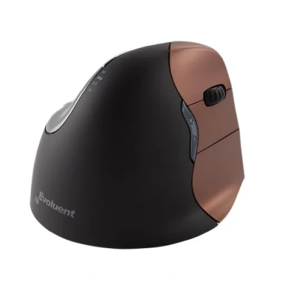 Immagine di Evoluent Vm4S Piccolo Mouse Destro 4 6 Brancolare/Rotella di Scorrimento/Cavo, 2400 dpi