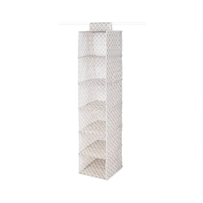 Immagine di COMPACTOR HOME Portascarpe, Microfibra, Taupe/White, 30 x 128 cm