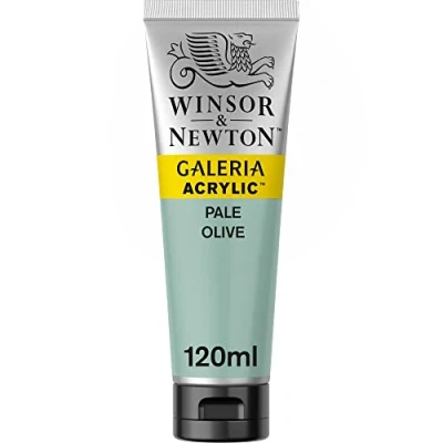 Immagine di Winsor &amp; Newton Galeria Colore Acrilico 120 ml Verde Oliva Chiaro