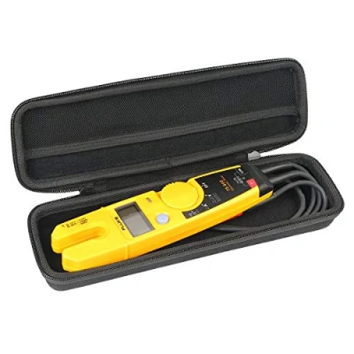 Immagine di Khanka Eva Custodia rigida da viaggio per Fluke T5 600/T5 1000Autom con test di continuità (cerniera nera)