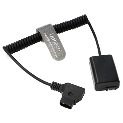 Immagine di Uonecn Batteria fittizia A7 a D tap cavo per Sony A7R A7S A7II A3000 A5000 A5100 A6000 A6300 A7SII Camera Dummy Battery