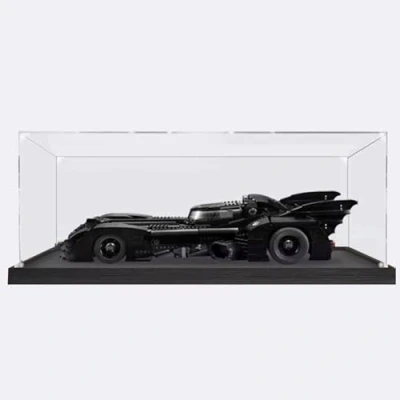 Immagine di vetrina in acrilico per Lego The Batman Chariot 76139 Building Blocks Model Set, trasparente a prova di polvere (il modello non incluso)(3mm)