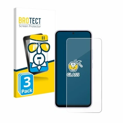 Immagine di brotect Vetro Temperato per Samsung Galaxy A54 5G Pellicola Protettiva (3 Pezzi) Durezza 9H, Anti Graffio