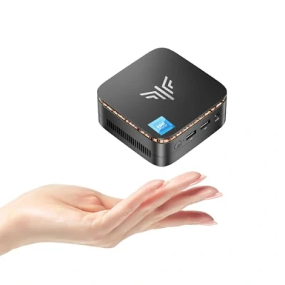 Immagine di NiPoGi Mini PC AK1PLUS N97 (fino a 3,6 GHz, 4C/4T) 16 GB RAM 512 SSD M.2 con WiFi5, Computer Ιntel Alder Lake Supporto SATA da 2,5&quot;, Bluetooth 4.2, Dual HDMI Display