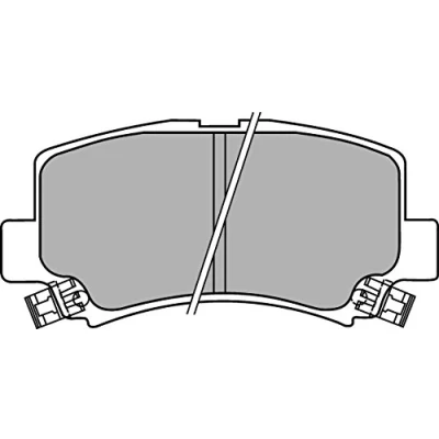 Immagine di DELPHI LP1439 Kit pastiglie freno con segnalatore acustico usura lamierino anticigolío accessori SUZUKI: Wagon R+ I Hatchback
