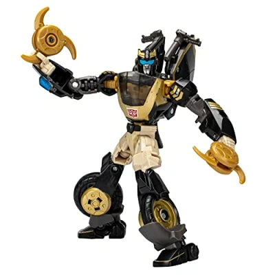 Immagine di Transformers Legacy Evolution Deluxe Animated Universe, Action Figure di Prowl, da 14 cm