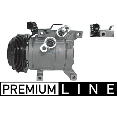 Immagine di MAHLE ORIGINAL ACP 766 000P Compressore Aria Condizionata RS09 12V PAG 46 YF R1234yf, R134a HYUNDAI: i10 I, II Hatchback