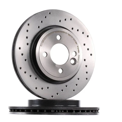 Immagine di BREMBO XTRA LINE 09.8655.1X Disco freno 276 22 4 perforato/ventilazione interna rivestito ad alto tenore di carbonio MINI: Cabrio, Hatchback