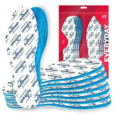 Immagine di SULPO 8 paia di solette Actifresh, antiodore del piede, morbide in lattice con strato cotone, comode tagliabili