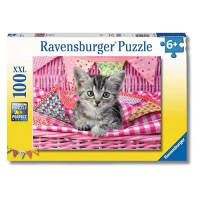 Immagine di Ravensburger Puzzle Bel gattino, 100 Pezzi XXL, Età Raccom...