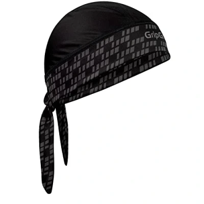 Immagine di GripGrab Bandana UV Protection Summer Under Helmet Cycling Headscarf Headwrap Headwear Breathable 8 Colours Unisex Sweatband, nero, taglia unica