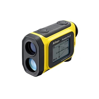 Immagine di Nikon Forestry Pro II Telemetro Laser Display Esterno Retroilluminato, Conservazione delle Misurazioni, Portatile, Robusto, Gial
