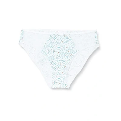 Immagine di DIM Slip Senza Cuciture in Cotone Bio Generous Donna x1, Stampa Fiori e Foglie, S