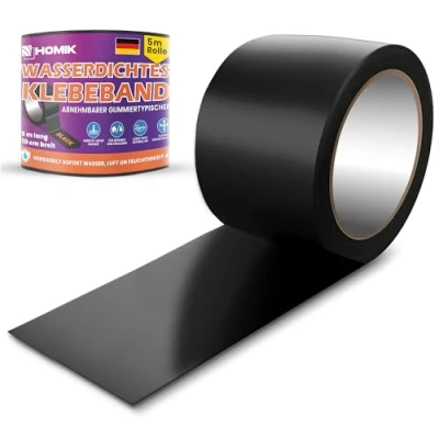 Immagine di HOMIK Nastro Impermeabile Estremamente Forte per Esterni e Interni di Riparazione del Tetto Adesivo Resistente ai Raggi UV Autosaldante