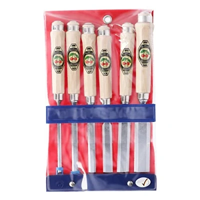 Immagine di Kirschen 1112000 Set di scalpelli con manico in corno, 6 pezzi, colore: beige/argento