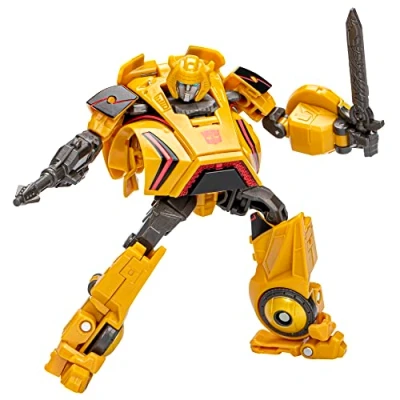 Immagine di Transformers Studio Series Deluxe 01, Action Figure di Bumblebee Gamer Edition da 11 cm, Ispirata al Videogioco Transformers: War of Cybertron
