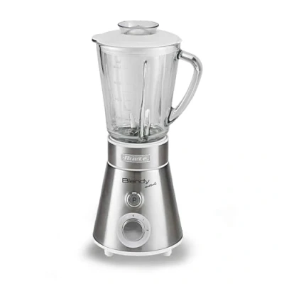 Immagine di Ariete 561 Blendy Metal Frullatore con lame in Acciaio Inox Tazza vetro 800 ml 2 velocità + Pulse 300 Watt Argento