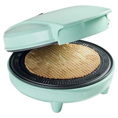 Immagine di BESTRON AWCM700 Macchina Automatica per cornetti con Cono, Antiaderente, 700 Watt, Colore: Verde Menta, W, Metallo Plastica, Colour