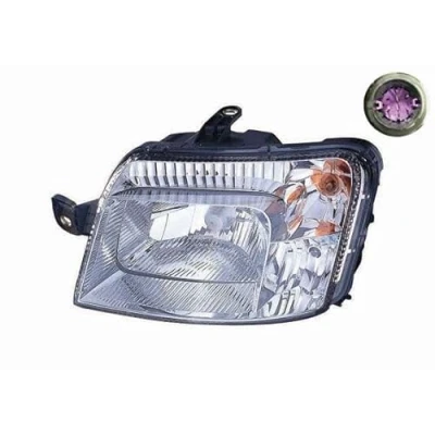 Immagine di ABAKUS 661 1141LMLDEMN fari Sx H4 cristallino per veicolo circolazione Dx con motore regolazione assetto P43t FIAT: Panda II Hatchback