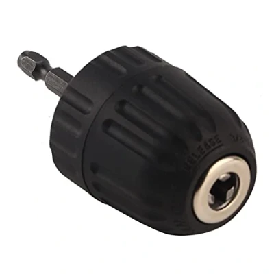 Immagine di 3/8 24UNF Mandrino per Trapano Senza Chiave, 0.8 10MM Autoserrante con Codolo Esagonale 1/4&quot; Keyless Drill Chuck a Pistola