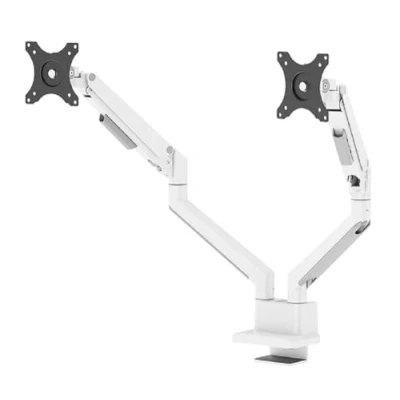 Immagine di Neomounts DS70 250WH2 Supporto da tavolo per monitor 43,2 cm (17) 81,3 (32) Bianco Inclinabile, Girevole, Rotante, Regolabile in altezza