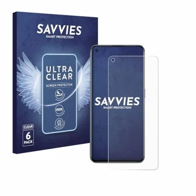 Immagine di savvies (6 Pezzi Pellicola Protettiva per realme GT 5G Protezione Schermo Trasparente