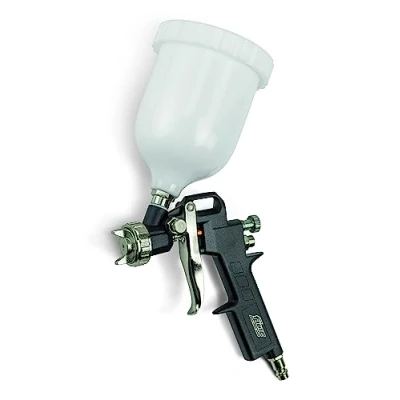 Immagine di FIAC Pistola a Spruzzo per Verniciare modello 1860, Aerografo con Serbatoio Vernice da 600ml, Ugello 1.5 mm, Getto Rosa o Piatto, Pressione Max 4 Bar