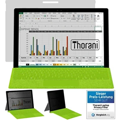 Immagine di Thorani Filtro Privacy per Microsoft Surface Laptop 3, 4 &amp; 5 (15&quot;) Schermo/Pellicola di Protezione