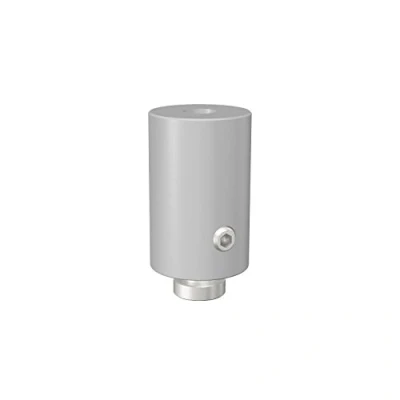 Immagine di Flair Deco soffitto Supporto per Tende, Distanza 2,5 cm (2 Pezzi), Metallo, Grigio Argento, 3 x 1.5 cm, 2 unità